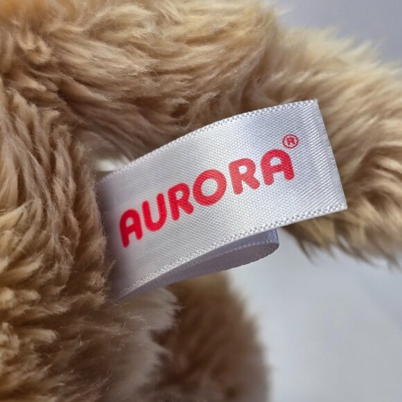 Aurora Plush Golden Labrador Retriever Puppy Realistic Stuffed Animal Toy 12 in - Picture 9 of 13